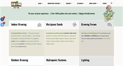 Desktop Screenshot of howtogrowmarijuana.com